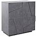 Credenza Raoul, Madia Da Cucina A 2 Ante, Buffet Da Soggiorno, 100% Made In Italy, Cm 81x44h86, Ardesia - Foto miniatura 2