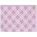 Copriletto Piquet Primavera Estate 100% Cotone Disegno Lovely Check Matrimoniale Rosa - Foto miniatura 4