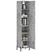Credenza Grigio Cemento 34,5x34x180 Cm In Legno Multistrato - Foto miniatura 3