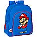 Zaino Scuola Super Mario Play Azzurro Rosso 32 X 38 X 12 Cm - Foto miniatura 1