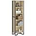 Libreria Rovere Sonoma 50x31x169 Cm In Legno Multistrato - Foto miniatura 1