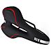 Sella Per Bici In Silicone Black+red - Foto miniatura 3