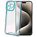Apple Iphone 16 Pro Max Cover Glow In Tpu Trasparente /azzurro - Foto miniatura 1
