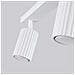 Lampada Da Soffitto Karbon 4l Bianco Sl. 1546 - Minimalista Lampada Da Soffitto Bianco 16.5x81x6.5 Cm - Foto miniatura 6