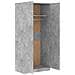 Lusso Casadino -  Armadio Grigio Cemento 90x52x200 Cm In Legno Multistrato - Foto miniatura 5