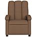 Poltrona Massaggiante Reclinabile Elettrica Marrone in Tessuto - Foto miniatura 9