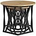 Tavolini Nesting 3 pz in Legno Ingegnerizzato Rovere Artigianale - Foto miniatura 5