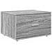 Scrivania Grigio sonoma 131.5 x 50 x 106.5 cm Legno multistrato - Foto miniatura 5