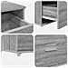 Scrivania Grigio sonoma 131.5 x 50 x 106.5 cm Legno multistrato - Foto miniatura 9