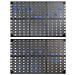 Labor Set 2 Pannelli Forati In Plastica 500x330 Mm Con 24 Ganci Inclusi - Foto miniatura 1