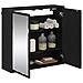 Mobiletto per specchio da bagno Rovere nero 65 x 20 x 60 cm - Foto miniatura 3