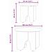 Tavolino da salotto 2 pcs Naturale 39.5 x 39.5 x 30 cm - Foto miniatura 9