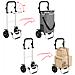 Carrello Spesa Pieghevole 56l Grigio Borsa Termica Trolley Portaspesa E Tracolla - Foto miniatura 4