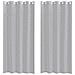 Tende con tende 2 pcs Grigio scuro Poliestere - Foto miniatura 1