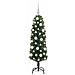 Albero di Natale artificiale con 150 LED Verde 120 cm - Foto miniatura 4