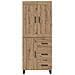 Credenza con cassetto Rovere artigianale 69,5 x 34 x 180 cm - Foto miniatura 8