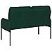 Divani con cuscino 110cm Verde Scuro Legno compensato - Foto miniatura 6