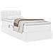 Letto con contenitore e materasso Bianco Puro 100 x 200 cm - Foto miniatura 3