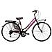 Bici Da Donna City Bike Bicicletta Misura 26 Linea Moving Lusso Cambio 6v Mov26d6vl Completa Di Accessori E Luci A Led - 44 Nero Fuxia - Foto miniatura 1