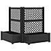 Vaso Grande con Direzione 2 pcs Antracite 143 x 143 x 133,5 cm - Foto miniatura 1