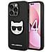 Karl Lagerfeld Klhcp14lsapchk Custodia Per Iphone 14 Pro 6.1 Nera /nera Saffiano Choupette Head Patch - Foto miniatura 1