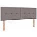 Letto box spring con materasso Tortora 140 x 200 cm Tessuto - Foto miniatura 3