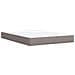 Letto box spring con materasso Tortora 140 x 200 cm Tessuto - Foto miniatura 4