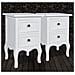 Coppia di Comodini in Legno con Cassetti Colore Bianco - Foto miniatura 3
