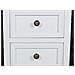 Coppia di Comodini in Legno con Cassetti Colore Bianco - Foto miniatura 5