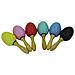 Uova Maracas Shaker, Con Manico, Plastica, Vari Colori - Foto miniatura 1