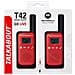 ALKABOUT T42 2 Ricetrasmittenti 16 Canali Colore Nero / Rosso - Foto miniatura 5