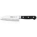 Serie Clasica - Coltello Santoku Coltello Giapponese - Acciaio Inossidabile Forgiato Nitrum 180 Mm - Manico Polioxymetilene (pom) Colore Nero - Foto miniatura 1