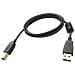 3m Black USB 2.0 cable - Foto miniatura 1