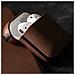 Cover Custodia Airpods 1 E 2 Vera Pelle Ricarica Wireless Nomad Marrone - Foto miniatura 4