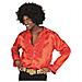Camicia Stile Disco Rossa Da Uomo - Taglia: L - Foto miniatura 1