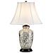Lampada Da Tavolo A 1 Luce - Bianco, Finitura Argento, E27 - Foto miniatura 1