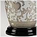 Lampada Da Tavolo A 1 Luce - Bianco, Finitura Argento, E27 - Foto miniatura 3