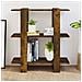 Libreria / divisorio Rovere Fumo 80x30x87 Cm - Foto miniatura 3