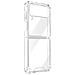 Cover Gel Di Silicone Per Samsung Galaxy Z Flip4 Trasparente Angoli Rinforzati - Foto miniatura 2