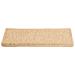 Tappeti Adesivi Scale Aspetto Sisal 15pz 65x21x4cm Beige Chiaro - Foto miniatura 5