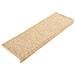Tappeti Adesivi Scale Aspetto Sisal 15pz 65x21x4cm Beige Chiaro - Foto miniatura 7