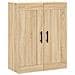 Armadietti A Parete 2 Pz Rovere Sonoma In Legno Multistrato - Foto miniatura 2