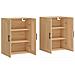 Armadietti A Parete 2 Pz Rovere Sonoma In Legno Multistrato - Foto miniatura 3