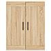 Armadietti A Parete 2 Pz Rovere Sonoma In Legno Multistrato - Foto miniatura 5
