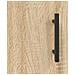 Armadietti A Parete 2 Pz Rovere Sonoma In Legno Multistrato - Foto miniatura 7