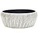 Lavabo Da Appoggio Nero E Grigio Rotondo F41x14 Cm Ceramica - Foto miniatura 2