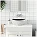Lavabo Da Appoggio Nero E Grigio Rotondo F41x14 Cm Ceramica - Foto miniatura 1