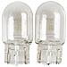 Coppia Di Lampadine Auto Alogene In Vetro W21w 12v 21w W3x16d - Foto miniatura 2