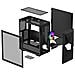 Case CYCLOPS Midi Tower ATX, EATX, micro ATX, Mini-ITX 1 Porta USB 3.2 Nero (Finestrato) - Foto miniatura 10