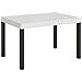 Tavolo Allungabile 90x120/224 Cm Everyday Telaio Antracite - Bianco Frassino - Foto miniatura 5